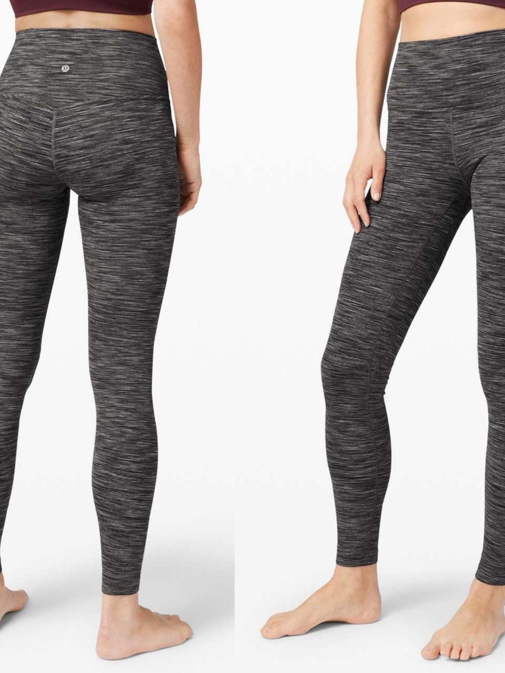 Lululemon Align 28” legging, Black and grey, 4